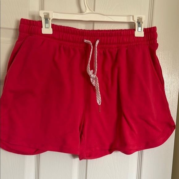 Two Crown & Ivy Pink Athletic Shorts with Relaxed Fit - Picture 1 of 2